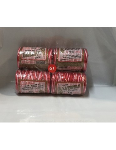 HILO NYLON ESPIGA MULTICOLOR 61 200GRS C/4PZ