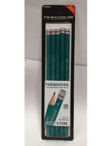 LAPIZ TURQUOISE BEROL SURTIDO BLC/5PZ       X/36