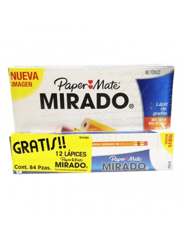 LAPIZ MIRADO  2  C/72 + 12 MIRADO FREE 1869318        X/20