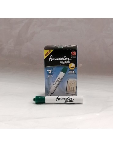 MARCADOR AQUA COLOR VERDE OBSCURO C/12PZ   X/12