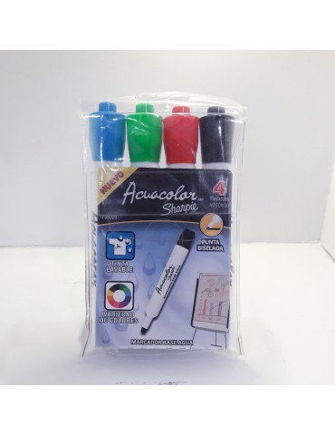 MARCADOR AQUA COLOR SURTIDO BLC/4PZ     X/36