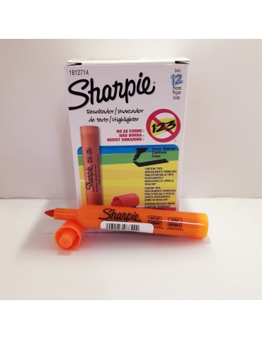 MARCATEXTO SHARPIE NARANJA C/12PZ 1776909/25006B    X/12