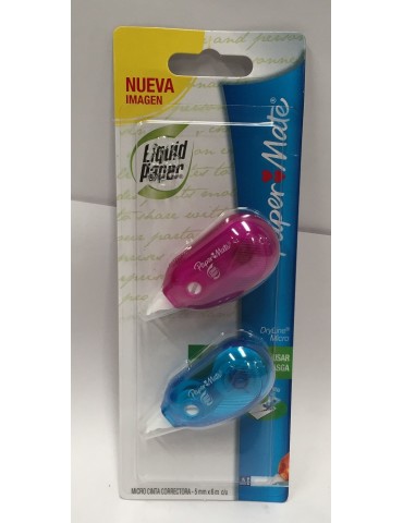 CINTA CORRECTORA LIQUID PAPER MICRO TJ C/2PZ M17400148000    X/36