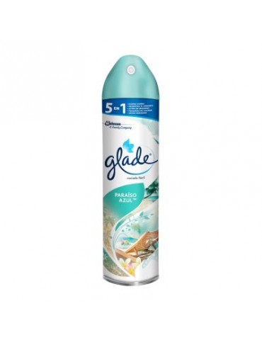 AROMATIZANTE GLADE PARAISO AZUL 400ML     X/12
