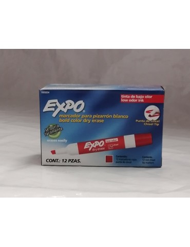 MARCADOR EXPO P. PINTARRON ROJO C/12PZ 1929204    X/12