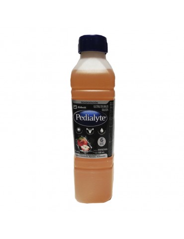 SUERO PEDIALYTE 500ML. MANZANA    X/12