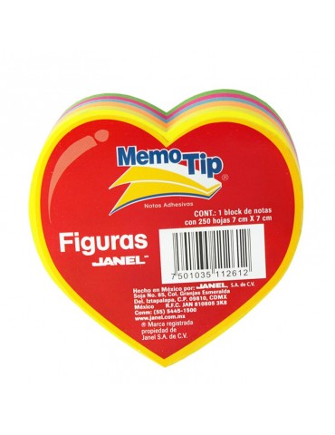MEMOTIP JANEL CORAZON 7X7           X/24