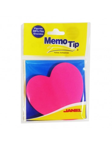 MEMOTIP JANEL PREMIUM CORAZON BOLSA C/1PZ      X/96
