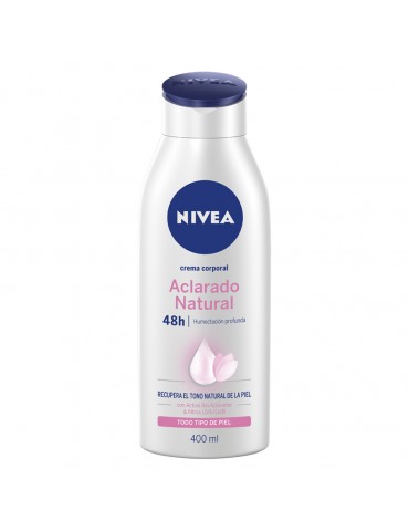 CREMA NIVEA MILK ACLARADO NATURAL 400ML     X/15