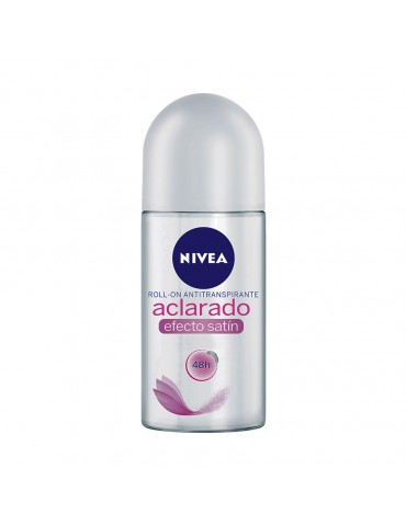 DESOD. NIVEA ROLL-ON ACLARADO SATIN 50ML     X/12