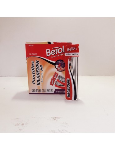 PUNTILLAS BEROL WEAREVER 0.5 C/10 M26010015001    X/35