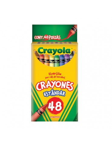 CRAYON CRAYOLA ESTANDAR C/48PZ     X/24