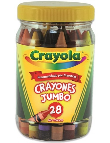 CRAYON CRAYOLA JUMBO C/28PZ     X/24