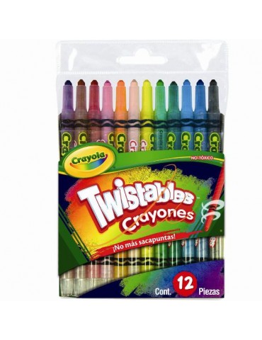 CRAYON CRAYOLA TWISTABLE C/12PZ    X/24