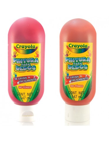 PINTURA DIGITAL CRAYOLA NARANJA 147ML    X/12 ***