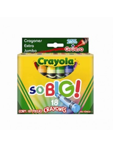 CRAYON CRAYOLA SOBIG C/18PZ     X/24