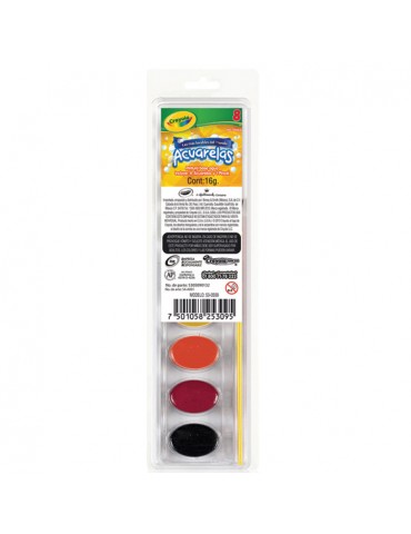 ACUARELA CRAYOLA C/8PZ     X/24