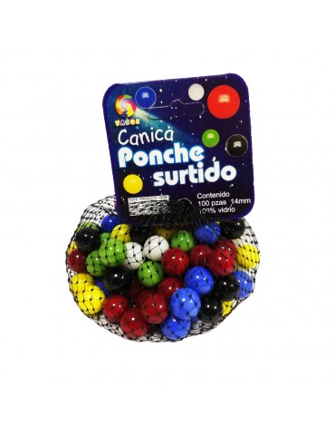 CANICA PONCHE SURTIDO 00 C/100PZ     X/50