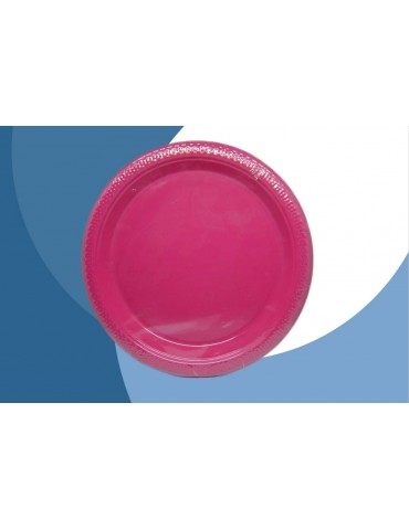 PLATO PLASTICO AMSCAN MAGENTA 7" C/20PZ 7103