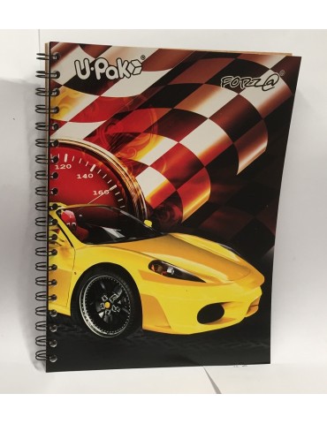 CUADERNO DIPAK PROF. COMBATE FASTCARS 5MM     X/24