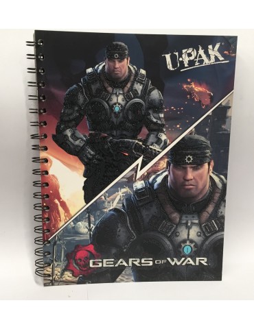 CUADERNO DIPAK PROF. GLADIADOR GEAR OF WARS 5MM     X/24