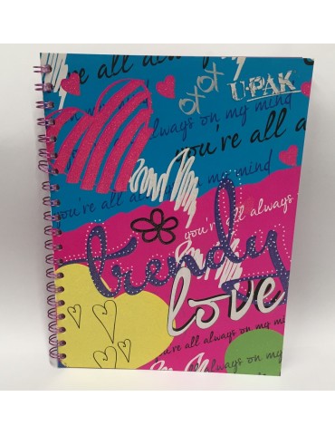 CUADERNO DIPAK PROF. GLADIADOR HEART LOVE 5MM     X/24