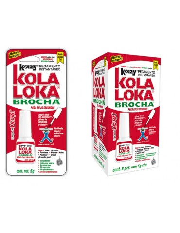 PEGAMENTO KOLA LOKA C/BROCHA 5GRS   X/160