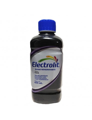 SUERO ELECTROLIT 625 ML. UVA   X/12