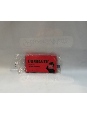 PLASTILINA COMBATE ROJO BARRA     X/100