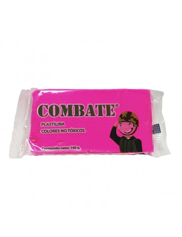 PLASTILINA COMBATE ROSA MEXICANO BARRA     X/100