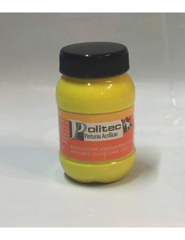 PINTURA POLITEC ACRILICA AMARILLO FLUOR 801 100ML  X/36
