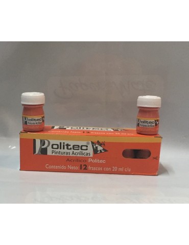 PINTURA POLITEC ROSA 321 20ML C/12PZ