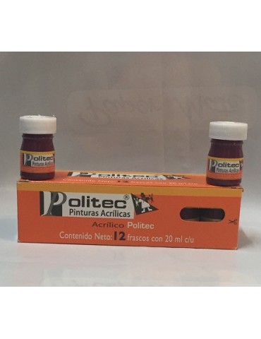 PINTURA POLITEC MALVA 335 20ML C/12PZ