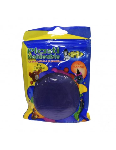 PLASTIMOLDEABLE BOMBIN MORADO 100GRS ***