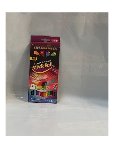 COLORES VIVIDEL 12 LARGOS PUNTA 4MM 48609     X/96