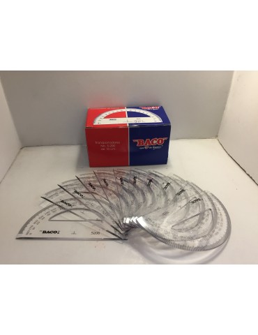 TRANSPORTADOR BACO 10CM C/25PZ