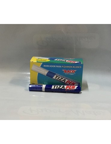 MARCADOR BACO P/PINTARRON TIZAPEN AZUL C/12PZ     X/24