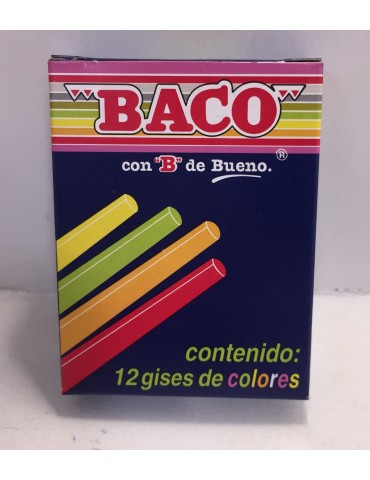 GIS BACO TIC COLORES C/12PZ       X/100