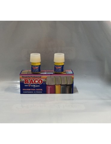 PINTURA BACO AMARILLO LIMON 50 C/10PZ     X/20