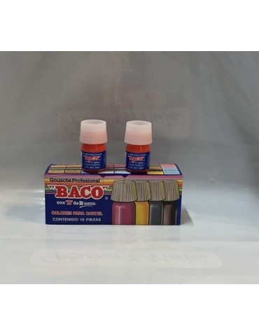 PINTURA BACO ROJO BERMELLON 54 C/10PZ     X/20