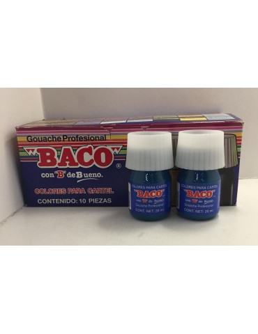 PINTURA BACO AZUL TURQUEZA 65 C/10PZ     X/20