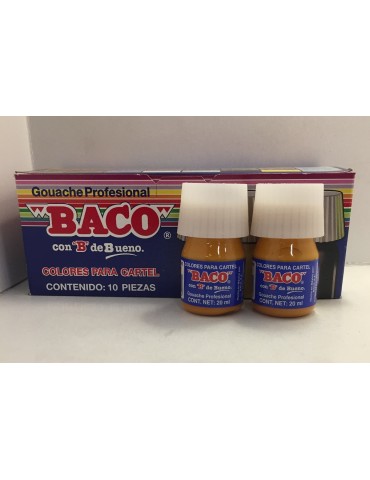 PINTURA BACO ROJO CARNE IMITACION 67-B C/10PZ     X/20