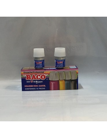 PINTURA BACO PLATA 70 C/10PZ     X/20