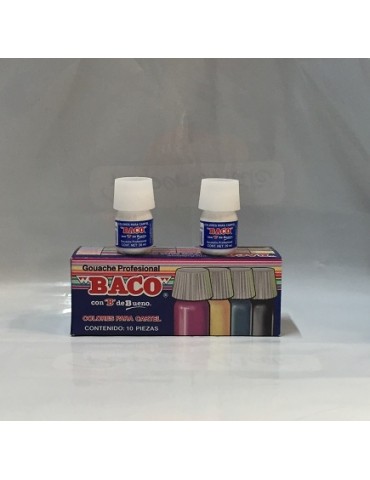 PINTURA BACO BLANCO TINTAS 72-A C/10PZ     X/20