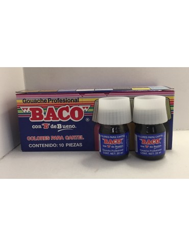 PINTURA BACO NEGRO BUJIA 73 C/10PZ     X/20