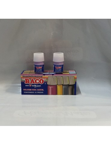 PINTURA BACO LILA PASTEL 83 C/10PZ     X/20