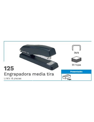 ENGRAPADORA BARRILITO MEDIA TIRA 125   S/6    X/24