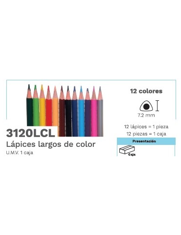 COLORES BARRILITO 12 LARGOS 3120LCL     X/144
