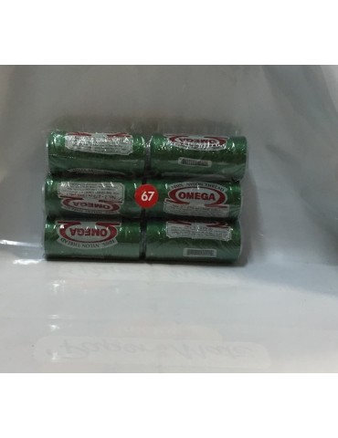 HILO NYLON OMEGA  67 VERDE BANDERA