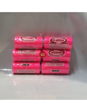 HILO NYLON OMEGA  63 ROSA FOSFORESCENTE